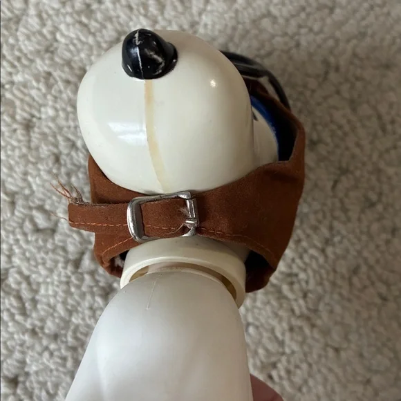 Avon Vintage Snoopy Flying Ace Bubble Bath Bottle 4 fl oz - Picture 6 of 12